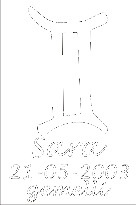 adesivi murali con i segni zodiacali